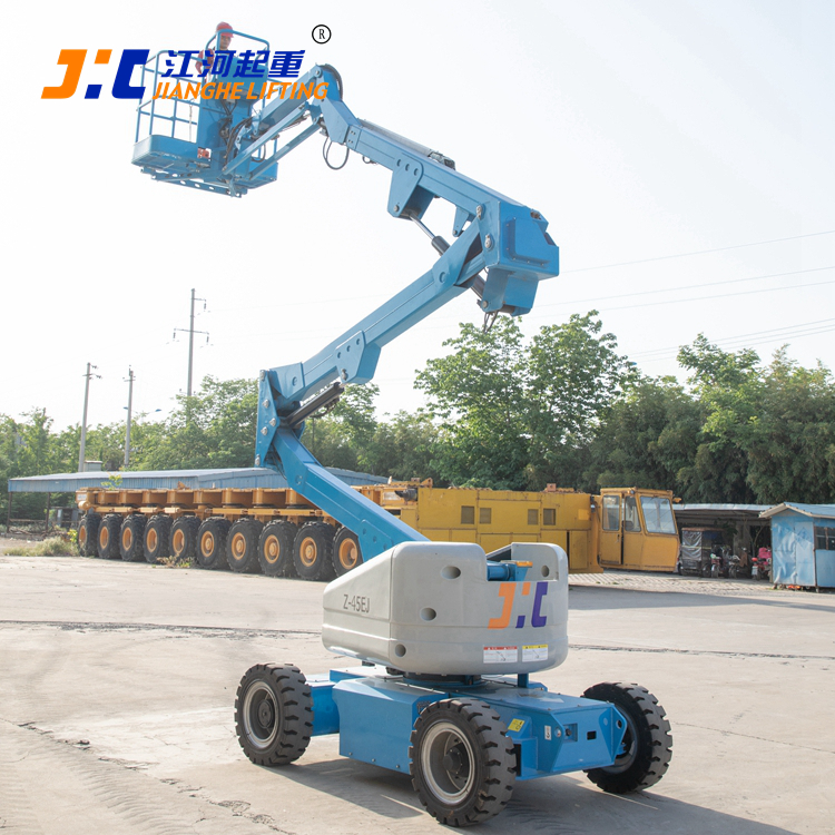 江河14米全自行走電動曲臂式高空作業(yè)平臺
