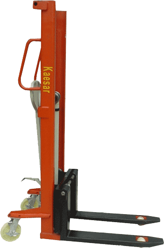   上海凱莎1噸手動(dòng)液壓堆高機(jī) HL10/HL15