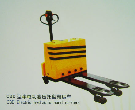 泰興晶鑫CBD型辦電動(dòng)液壓托盤搬運(yùn)車 CBD半電動(dòng)