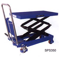 寧波如意SPS系列0.35噸手動(dòng)剪叉式液壓升降平臺(tái)車 SPS350