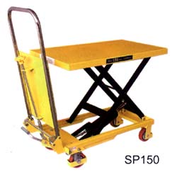 寧波如意SP系列0.15噸手動剪叉式液壓升降平臺車 SP150