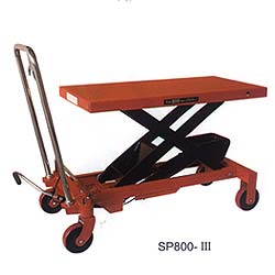 寧波如意SP系列0.8噸手動剪叉式液壓升降平臺車 SP800