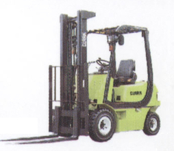 美國克拉克2.5噸四輪電動平衡重叉車 ECG25