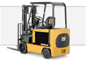 美國三菱卡特彼勒叉車(CAT)3000磅四輪電動平衡重叉車 E3000