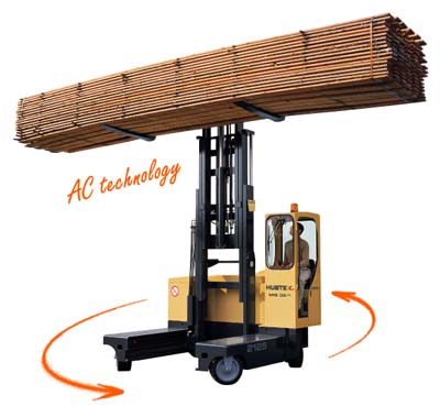 德國胡比特克斯叉車(HUBTEX)4-6噸電動(dòng)多面叉車 M 45