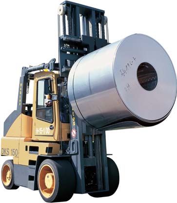 德國(guó)胡比特克斯叉車(HUBTEX)12-25噸鋼卷專用搬運(yùn)叉車 鋼卷專用搬運(yùn)叉車