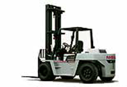日本日產叉車(NISSAN)3500磅雙燃料平衡重叉車 AL35