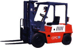 山西機(jī)器3噸內(nèi)燃汽油平衡重叉車 CPQ30