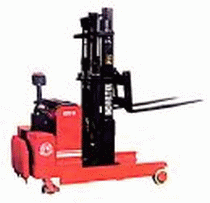 臺(tái)灣恒智1噸自走式桅桿前移型電動(dòng)堆高機(jī) CRT-10