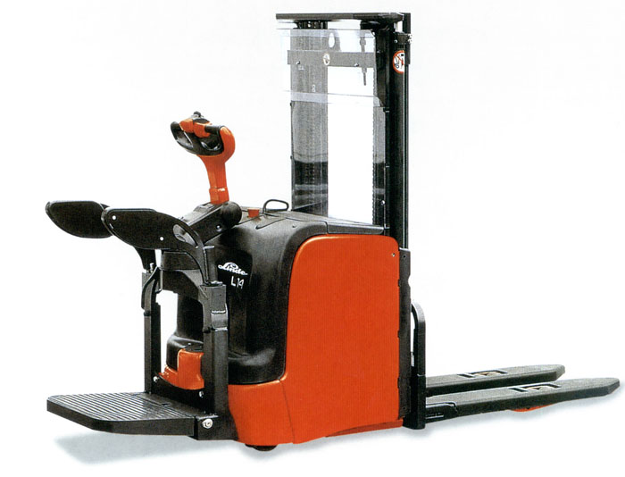 林德叉車(LINDE)1.4噸站板式電動托盤堆垛叉車 L14AP