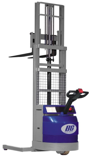美國藍(lán)巨叉車(BLUE GIANT)1500磅步行式電動堆高機(jī) BGS-15