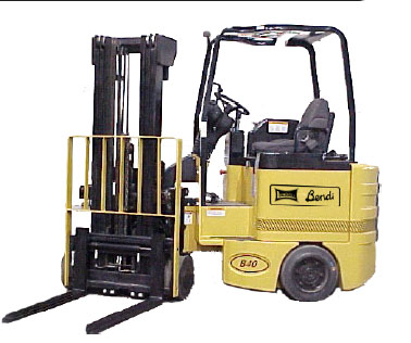 美國藍(lán)道(LANDOLL)3000磅三向堆垛叉車 P30E-90D