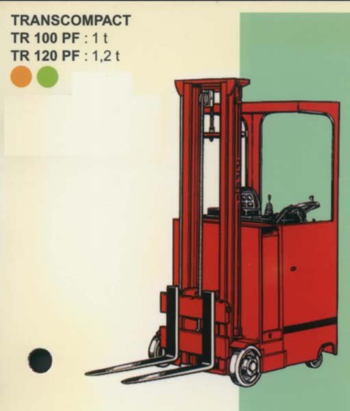 法國(guó)派特叉車(PRAT)1/1.2噸側(cè)駕前移式叉車 TR100PF/TR120PF