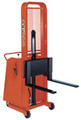 美國普瑞斯托叉車(PRESTOLIFTS)600磅步行式半自動(dòng)電動(dòng)堆高機(jī) C62A-600