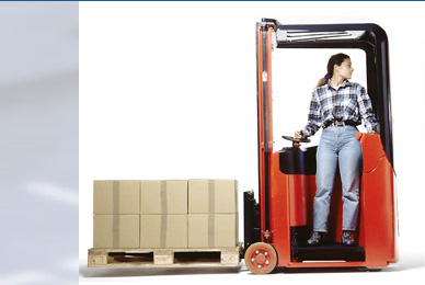 德國林德叉車(LINDE)1噸三輪電動平衡重叉車 E10