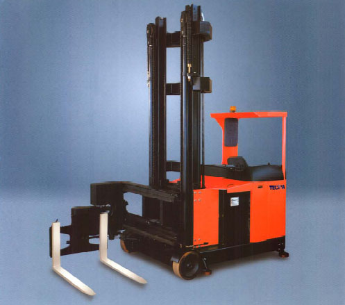 西班牙特克安(TECNA2000)1噸人下行高位三向堆垛叉車 TMT10