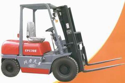四川成叉3噸內(nèi)燃汽油平衡重叉車 CPC30E