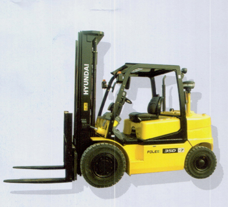 現(xiàn)代平衡重式內(nèi)燃叉車(3.0,4.0,4.5噸) POLEX30D-7/POLEX40D-7/POLEX45D-7