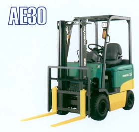 小松四支點(diǎn)電動(dòng)平衡重叉車 AE30