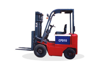 錦州萬力1噸四輪電動(dòng)平衡重叉車 CPD10