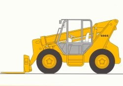 英國(guó)JCB叉車(chē)506C伸縮臂叉車(chē) 506C