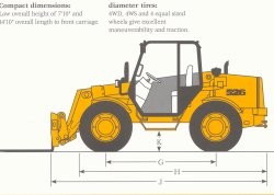 英國JCB叉車526伸縮臂叉車 526