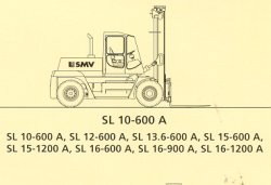 瑞典斯安姆威叉車（SmvLifttrucks）柴油平衡重叉車 SL10-600 A