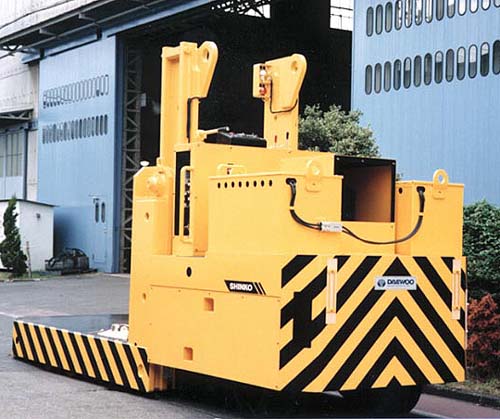 日本神鋼重型站駕式平臺搬運(yùn)車