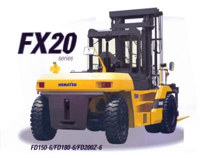廣州天力: 小松柴油平衡重叉車 FD150-6