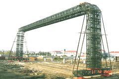 郴州大川2*80T·51m/21m貝雷組合式龍門(mén)吊 2*80T·51m/21m