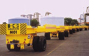 法國(guó)Gaussin 工業(yè)平板拖車