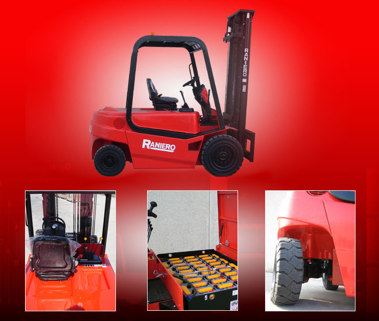 意大利(RANIERO)電動(dòng)平衡重叉車4000/6000 Kg 4 WHEELED ELECTRONIC MODELS