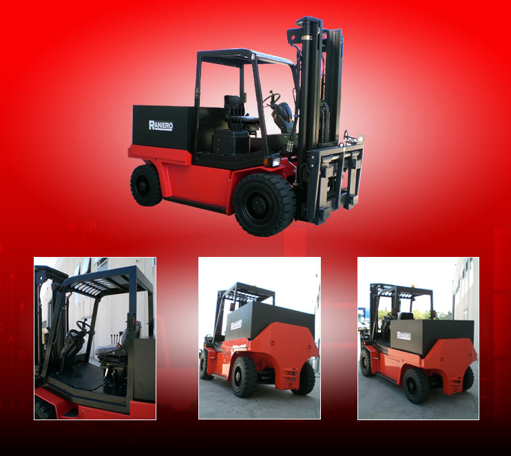 意大利(RANIERO)電動(dòng)平衡重叉車70000/1500 Kg 4 WHEELED ELECTRONIC MODELS