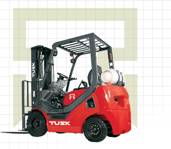 美國Tusk 3,000 LBS內(nèi)燃液化氣平衡重叉車 3,000 LBS