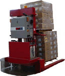 美國Amerden Forklift type A with straddling outrigger legs