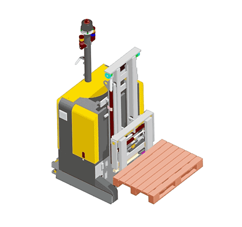 Elettric80：?jiǎn)瓮斜P(pán)激光導(dǎo)引車(chē)LGV single pallet