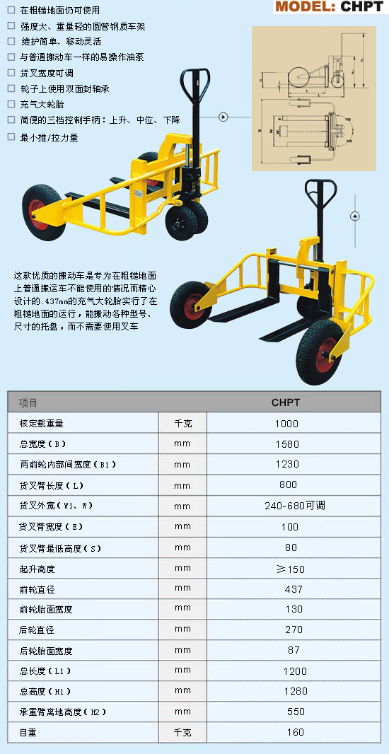 CHPT 建筑用搬運(yùn)車