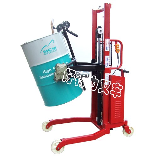 COT0.35A型電升電翻可傾式油桶裝卸車 COT0.35A型