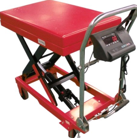 P6-7供應(yīng)各種 手電動(dòng)物流升降平臺(tái)車(chē) 可定做 可選配電子稱(chēng) 普通/防爆 HTW