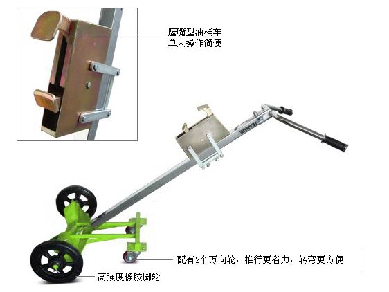 機械推車式油桶搬運車 JK8139