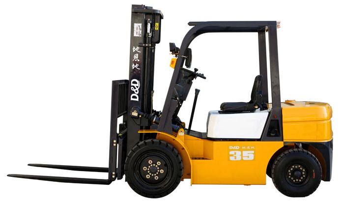 青島地恩地二代機械內(nèi)燃3.5噸叉車 M35D