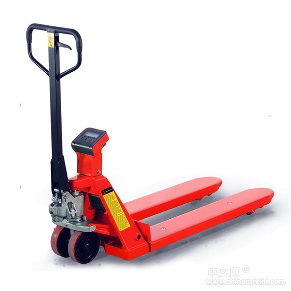 青島手動(dòng)叉車，叉車規(guī)格 電子秤 帶秤叉車