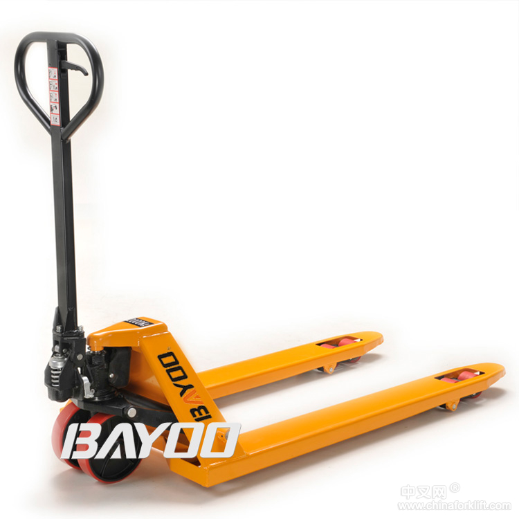 BAYOO/拜優(yōu)手動液壓托盤搬運車,手動叉車 BHY10011